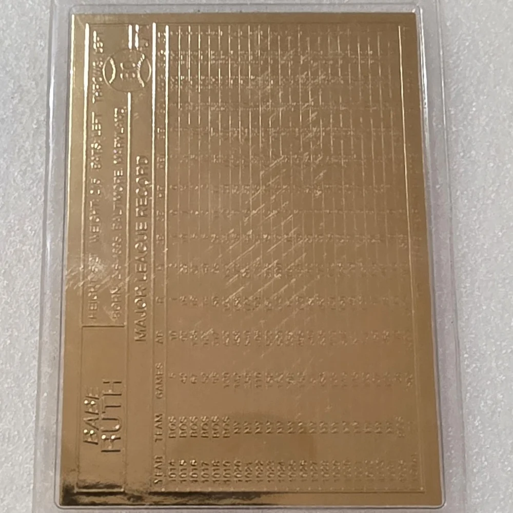 Gold Baseball Card - Picture 3 of 8